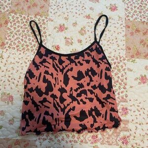 Cider Cheetah Pink Top